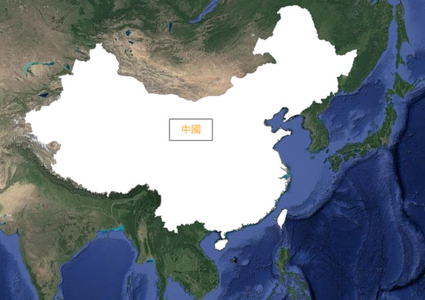 白地図学習 中国 東アジアの国
