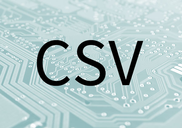 情報科学　用語　CSV　ファイル
