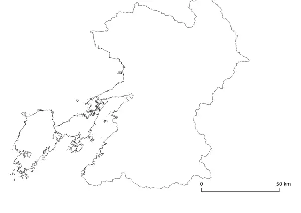 Blankmaps Kumamoto Geography K-12 printable free