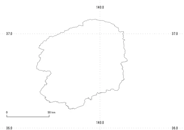 白地図 栃木県 無料ダウンロード